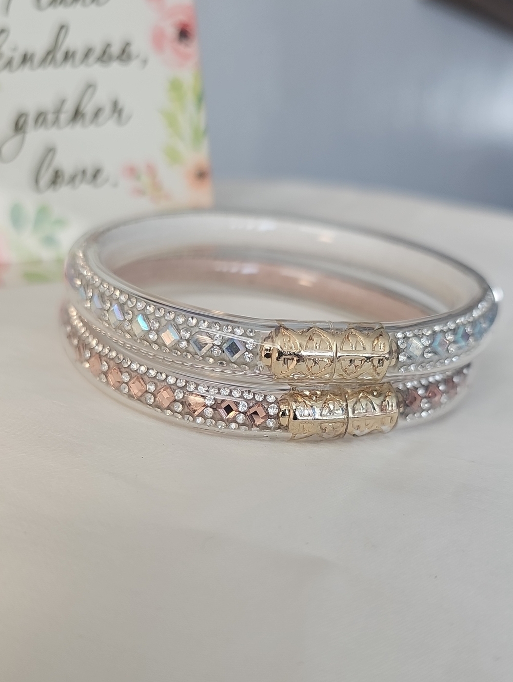 Budha All Weathers Bangles A Tzubbie Sized Bangle Infused With Bold 8mm Crystal.